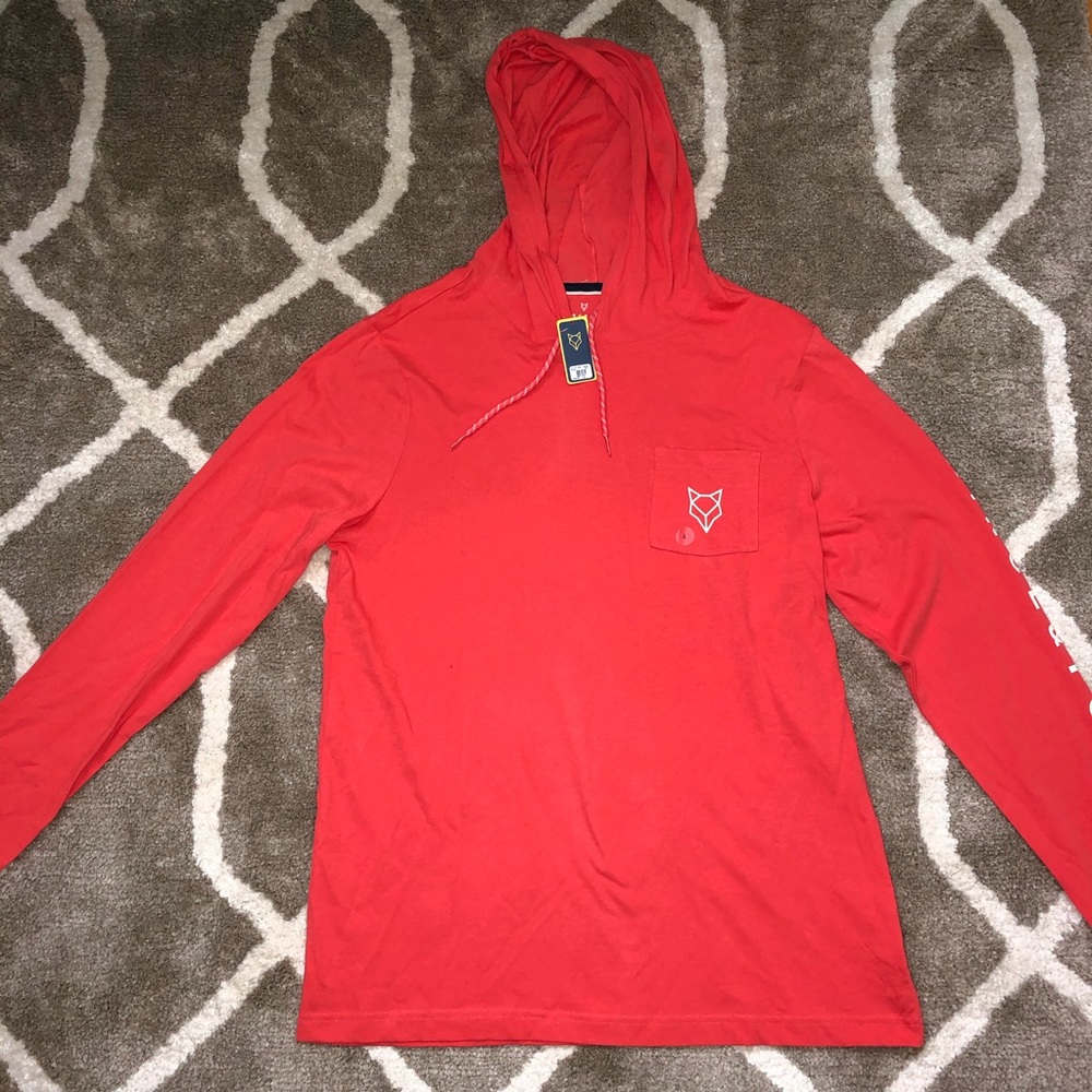 Aéropostale Prince & Fox Orange Long Sleeve Hoodie